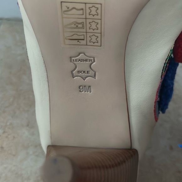 Tory Burch Multicolor Embroidered Mules - Picture 7 of 9